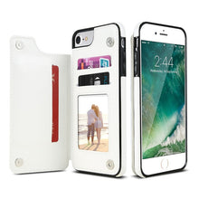 Load image into Gallery viewer, Leather Holder Case For iPhone Cases With Card Slot Cover