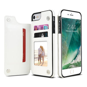 Leather Holder Case For iPhone Cases With Card Slot Cover