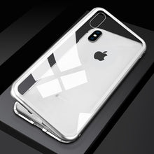Load image into Gallery viewer, Magnetic Case For iPhone Tempered Glass Phone Cover
