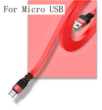 Load image into Gallery viewer, Micro USB Cable Soft Silicone Fast Charging Sync Data Cable For Samsung
