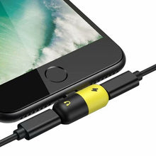 Load image into Gallery viewer, Dual Ports Adapter For iPhone Headphone Jack