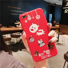 Load image into Gallery viewer, Phone Case For iPhone Hot Red TPU New Year Capa