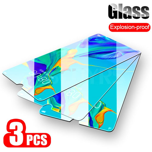 3Pcs/lot Full Cover Tempered Glass for Huawei