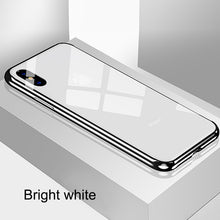 Load image into Gallery viewer, Tempered Glass Case For iphone Glass Back Cover RED