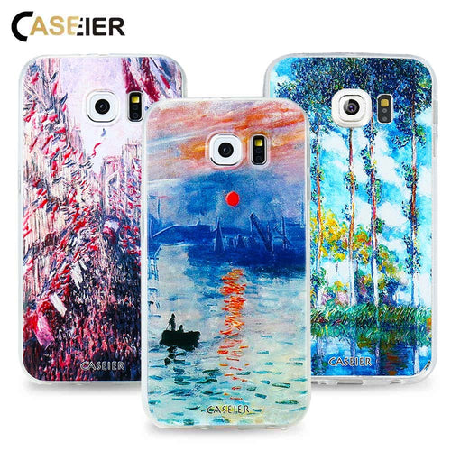 Monet's Painting Phone Case For Samsung Galaxy S8 Plus S6 S7 Edge Note 8 Cases