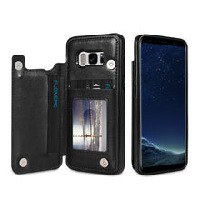 Load image into Gallery viewer, Leather Case For Samsung S8 S9 Plus Note 8 S7 Edge