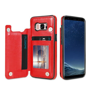 Leather Case For Samsung S8 S9 Plus Note 8 S7 Edge