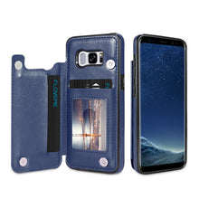 Load image into Gallery viewer, Leather Case For Samsung S8 S9 Plus Note 8 S7 Edge